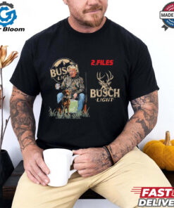 Trump Busch Light Beer Trump Hunting Camo Trump Dog Duck Waterfowl Shirt