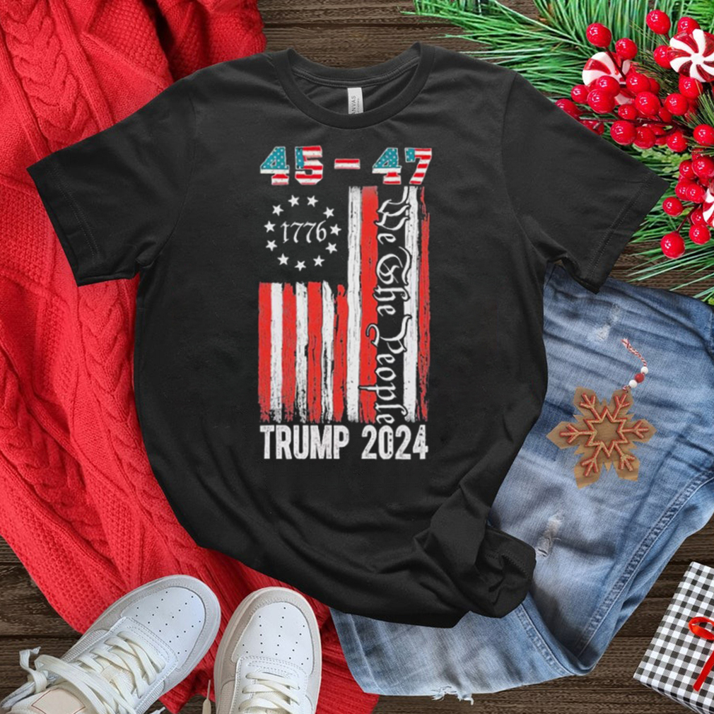 Trump Won 2024 Get Over It 47th Us President 45 47 Flag T Shirt Trump Won 2024 Get Over It 47th Us President 45 47 Flag T Shirt