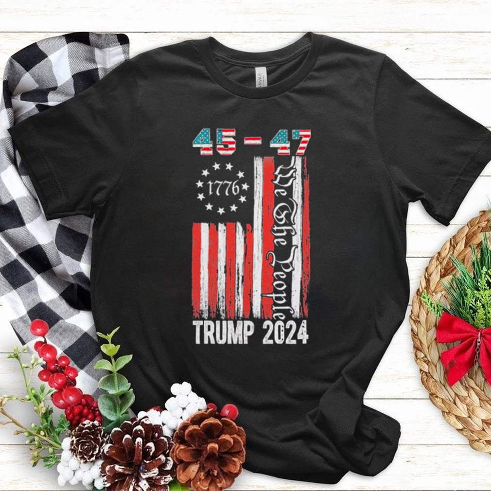 Trump Won 2024 Get Over It 47th Us President 45 47 Flag T Shirt Trump Won 2024 Get Over It 47th Us President 45 47 Flag T Shirt