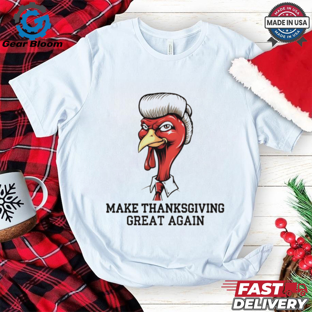 Trump with Turkey Make Thansgiving Great Again 2024 shirt Trump with Turkey Make Thansgiving Great Again 2024 shirt