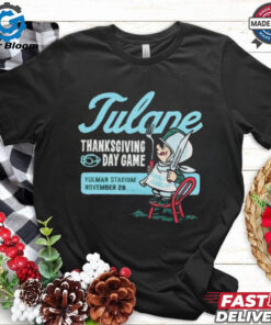 Tulane Green Wave Thanksgiving Day Game Yulman Stadium November 28 Shirt