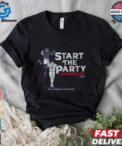 Walker Buehler & Will Smith Start the Party Los Angeles Tee Shirt