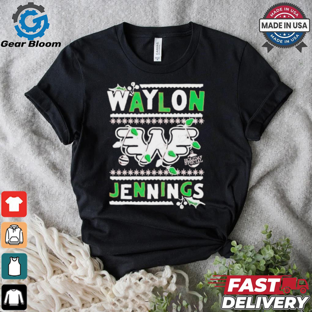 Waylon Jennings holiday speicial Merry Christmas shirt Waylon Jennings holiday speicial Merry Christmas shirt
