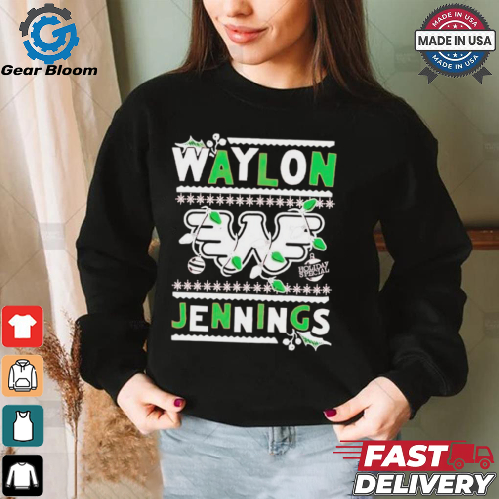 Waylon Jennings holiday speicial Merry Christmas shirt Waylon Jennings holiday speicial Merry Christmas shirt