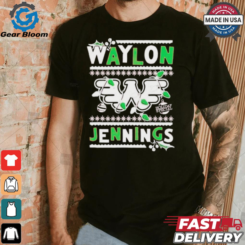 Waylon Jennings holiday speicial Merry Christmas shirt Waylon Jennings holiday speicial Merry Christmas shirt