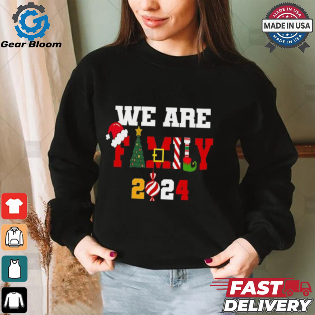 We Are Family Christmas 2024 Merry Xmas Ball Light Garden Santa Claus T Shirt We Are Family Christmas 2024 Merry Xmas Ball Light Garden Santa Claus T Shirt