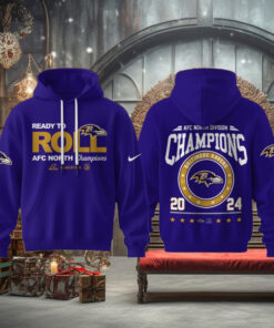 AFC North Division Champions 2024 Baltimore Ravens Limited Edition For Fans Hoodie