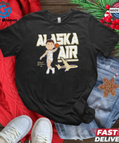 Alaska Air Patrick McMahon cartoon shirt