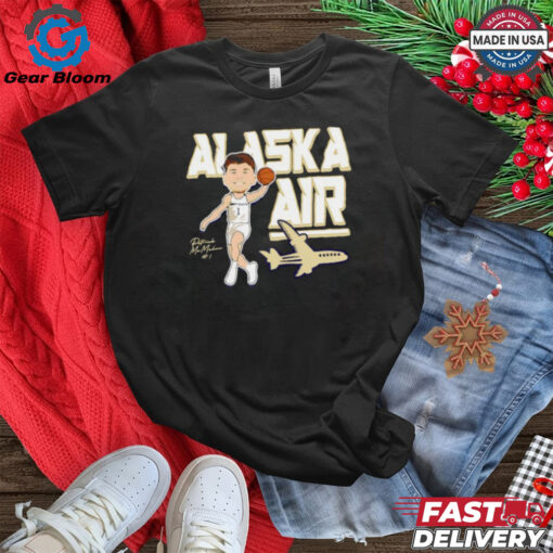 Alaska Air Patrick McMahon cartoon shirt