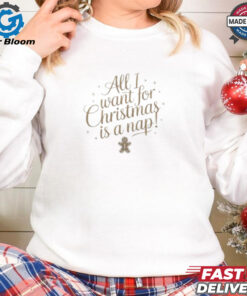 All I want for Christmas is a nap on Bayside Unisex Heavyweight USA Made T Shirt
