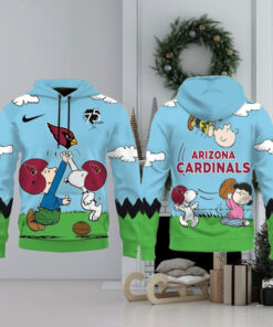 Arizona Cardinals X Snoopy Peanuts 75th Anniversary Hoodie