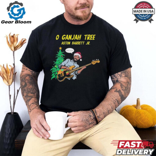 Aston Barrett Jr O Ganjah Tree Holiday Christmas T shirt