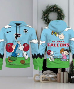 Atlanta Falcons X Snoopy Peanuts 75th Anniversary Hoodie