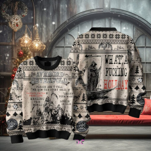 Avenged Sevenfold Christmas Holiday Ugly Sweater