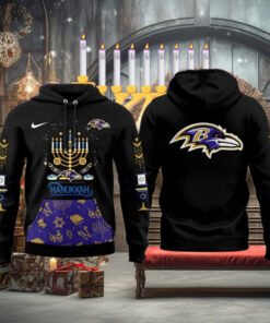 Baltimore Ravens Happy Hanukkah Limited For Fans Hoodie