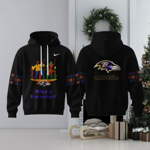 Baltimore Ravens Happy Kwanzaa 2025 Hoodie