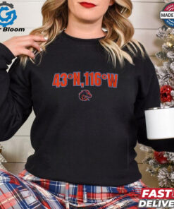 Boise State Football 43 N, 116 W T Shirt