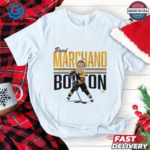 Brad Marchand Center Ice Caricature T Shirt