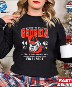 Bulldogs we run this State Georgia mascot shirt