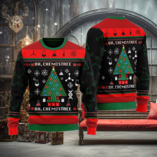 Chemistree Science Ugly Christmas Sweater