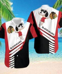 Chicago Blackhawks Snoopy Vibes Hawaiian Shirt