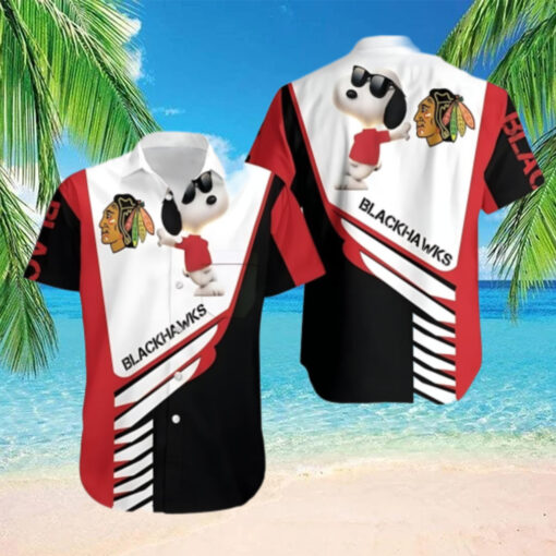 Chicago Blackhawks Snoopy Vibes Hawaiian Shirt