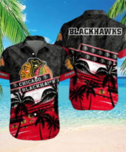 Chicago Blackhawks Tropical Paradise Hawaiian Shirt