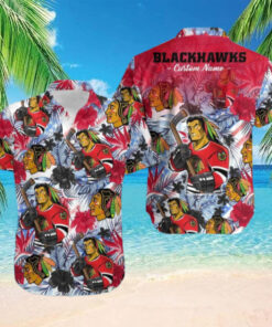 Chicago Blackhawks Warrior Spirit Hawaiian Shirt