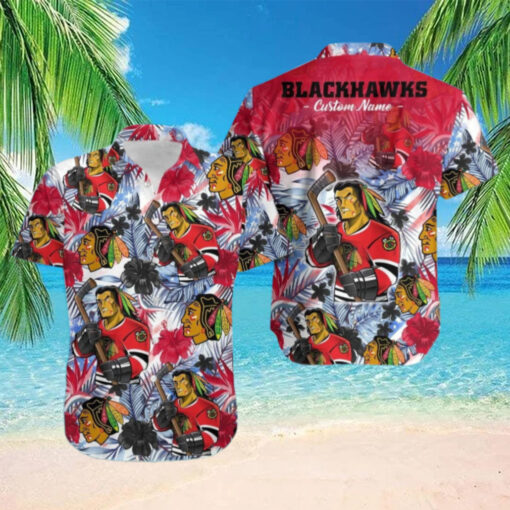 Chicago Blackhawks Warrior Spirit Hawaiian Shirt