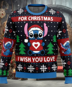 Christmas Love Stitch Ugly Christmas Sweater