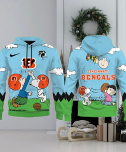 Cincinnati Bengals X Snoopy Peanuts 75th Anniversary Hoodie