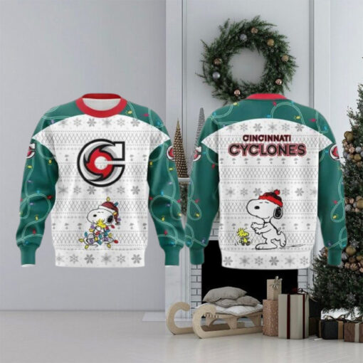 Cincinnati Cyclones Peanuts & Snoopy Limited Edition Sweater