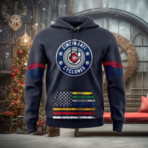 Cincinnati Cyclones x Firefighters For Fans Limited Edition Hoodie