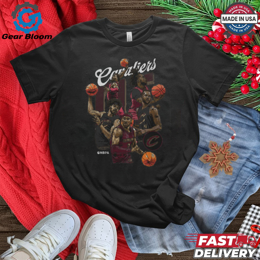 Cleveland Cavaliers Starting 5 WHT Shirt Cleveland Cavaliers Starting 5 WHT Shirt