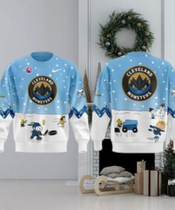 Cleveland Monsters x Peanuts & Snoopy Limited Edition Sweater