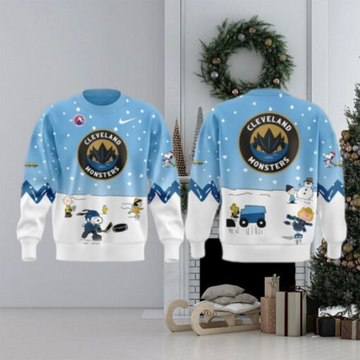 Cleveland Monsters x Peanuts & Snoopy Limited Edition Sweater