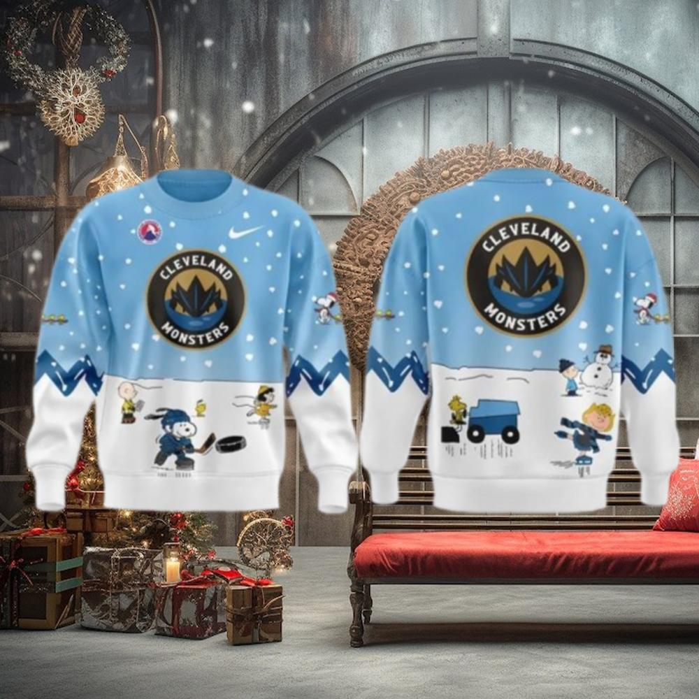 Cleveland Monsters x Peanuts & Snoopy Limited Edition Sweater Cleveland Monsters x Peanuts & Snoopy Limited Edition Sweater