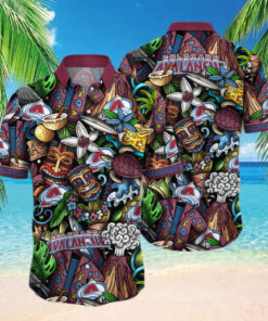 Colorado Avalanche Island Tiki Hawaiian Shirt