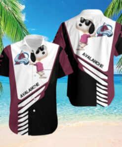 Colorado Avalanche Snoopy Vibes Hawaiian Shirt