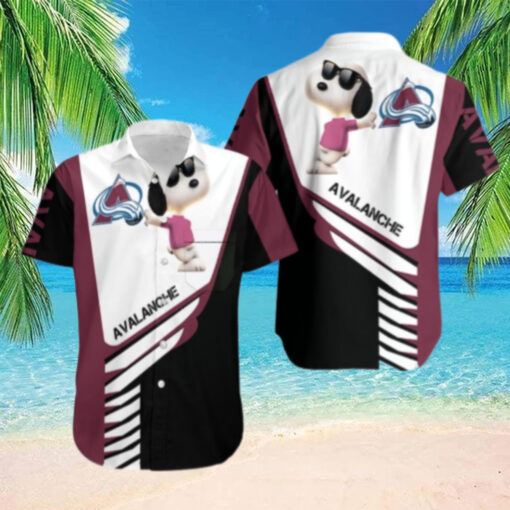 Colorado Avalanche Snoopy Vibes Hawaiian Shirt