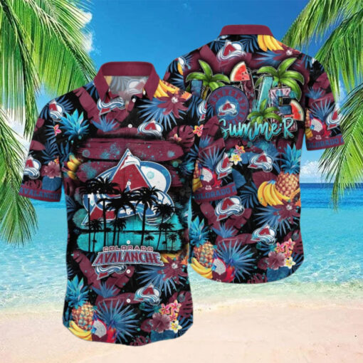 Colorado Avalanche Tropical Summer Hawaiian Shirt