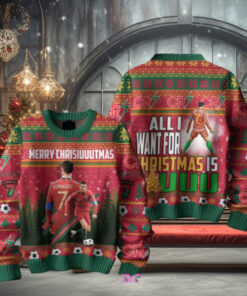 Cristiano Ronaldo Merry Christmas Special Ugly Sweater