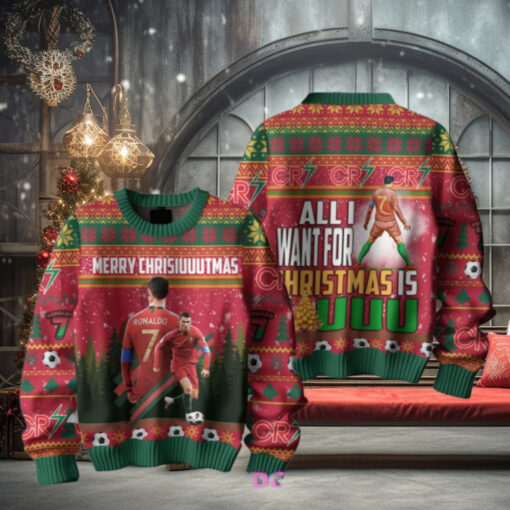 Cristiano Ronaldo Merry Christmas Special Ugly Sweater