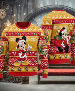 Cute Mickey Mouse Christmas Sweater