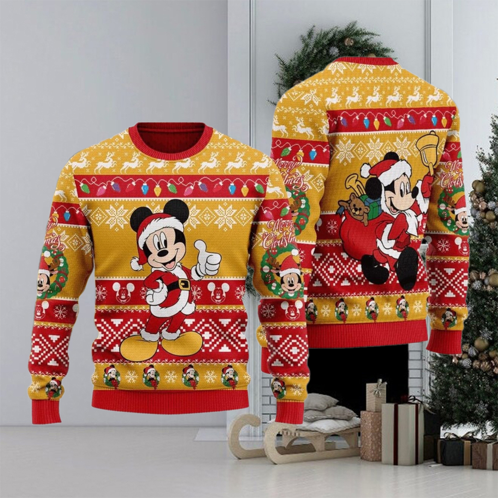 Cute Mickey Mouse Christmas Sweater Cute Mickey Mouse Christmas Sweater