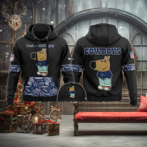 Dallas Cowboys NFL X Chill Guy Hoodie