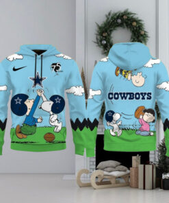 Dallas Cowboys X Snoopy Peanuts 75th Anniversary Hoodie