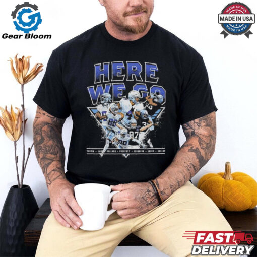 Dallas Cowboys here we go Pollaro Prescott Ferguson Cooks Gallup shirt