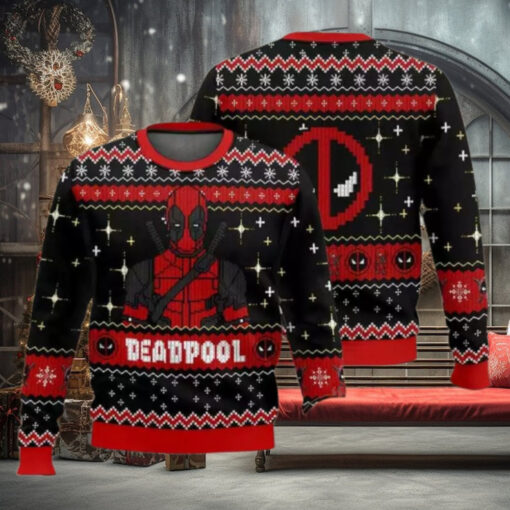 Deadpool Superhero Ugly Christmas 2025 Sweater