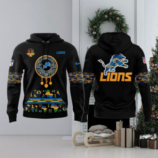 Detroit Lions x Happy Kwanzaa New Edition For Fans Limited Hoodie